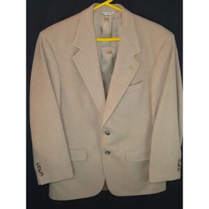 BILL BLASS MENSWEAR CAMEL HAIR BLAZER JACKET SIZE 44 REG NEW WITH RECEIPT 1997!